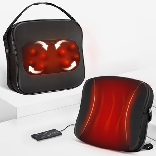 Shiatsu Heated Back and Neck Massager Pillow