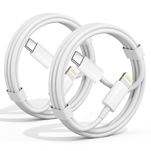 2 Pack USB C to Lightning Fast Charging Cables