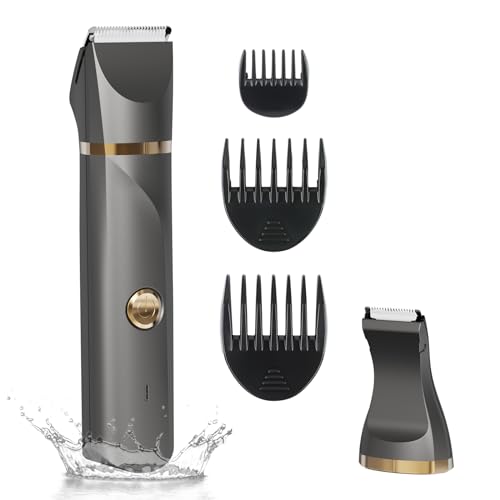 Rechargeable Waterproof Electric Body Hair Trimmer for Women