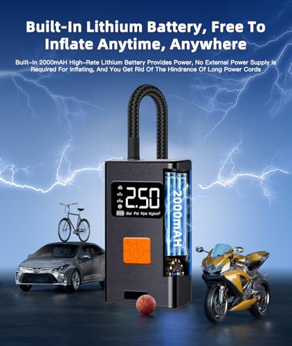 Irosiy Portable Tire Inflator with Digital Display