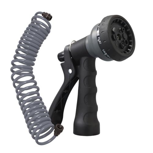 Orbit 25 ft Coil Garden Hose with Nozzle