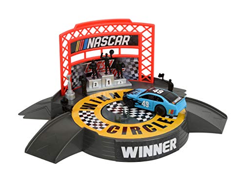 Far Out Toys NASCAR Crash Circuit Ultimate Road Course Bundle with Huge Race Track, Winner’s Circle, 4 Cars Total | Electric Powered, Over 6 Ft Assembled | Capture The Momentum and Thrill of Nascar