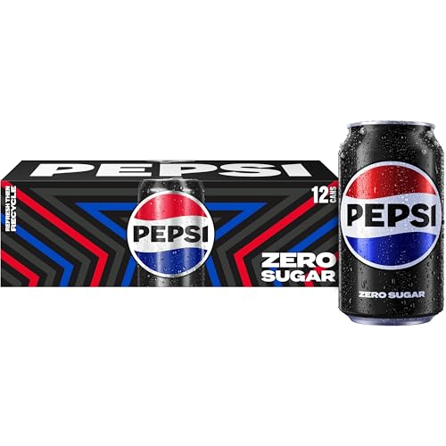 36 Pack Pepsi Zero Sugar Cola Soda Cans