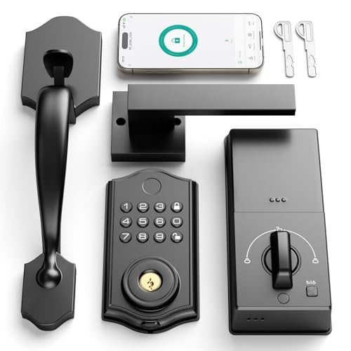 Smart Keyless Entry Door Lock with Fingerprint Deadbolt