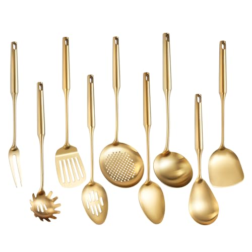 9 Piece Stainless Steel Kitchen Utensil Set Cooking Tools