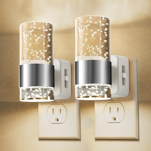 2 Pack Dimmable Plug-In LED Night Lights