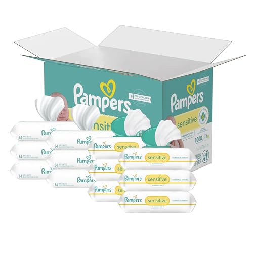 1008 Count Pampers Sensitive Unscented Baby Wipes