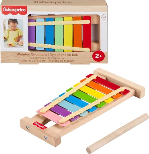 Fisher-Price Wooden Toddler Xylophone Musical Toy