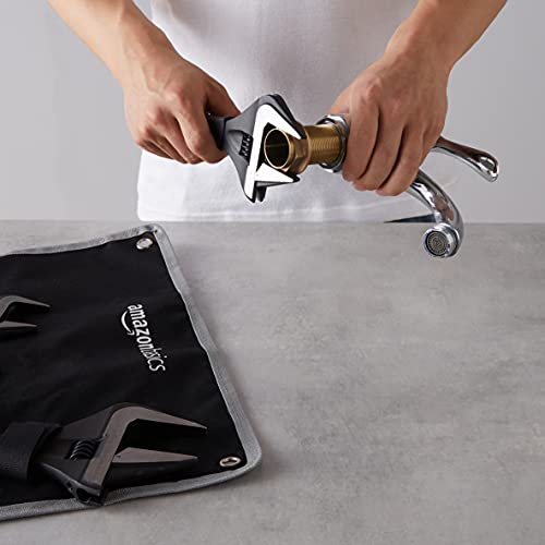 4-Piece Adjustable Wrench Set by Amazon Basics