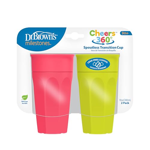 10 oz Dr. Brown's 360 Spoutless Transition Sippy Cup