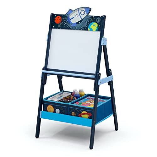 Delta Children Wooden Activity Easel with Storage