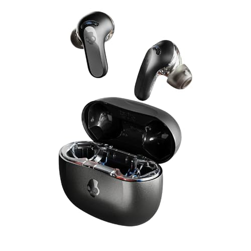 Skullcandy Rail ANC Wireless Bluetooth Earbuds, 38hr Battery