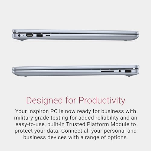 Dell Inspiron 16 Plus 7640 Laptop - 16.0-inch 16:10 2.5K Display, Intel Core i7-13620H Processor, 16GB LPDDR5 RAM, 1TB SSD, Intel UHD Graphics, Windows 11 Home, Onsite & Migrate Service - Ice Blue