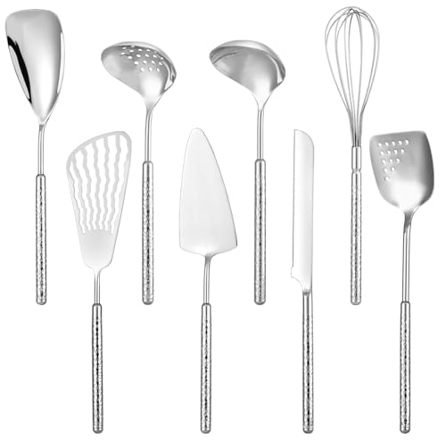 8 Piece Stainless Steel Cooking Utensil Set