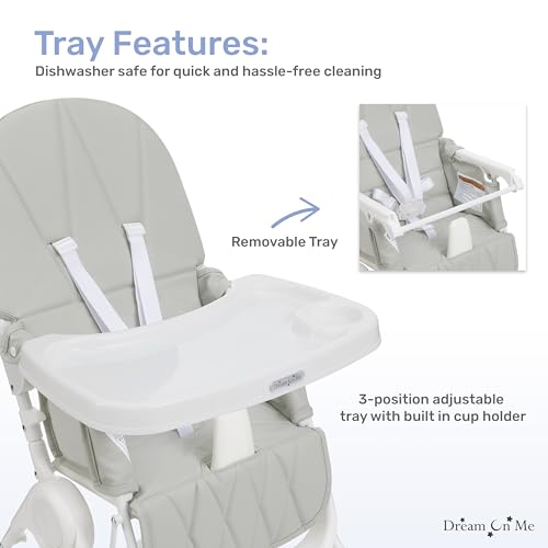 Dream On Me Portable Snack and Stow High Chair