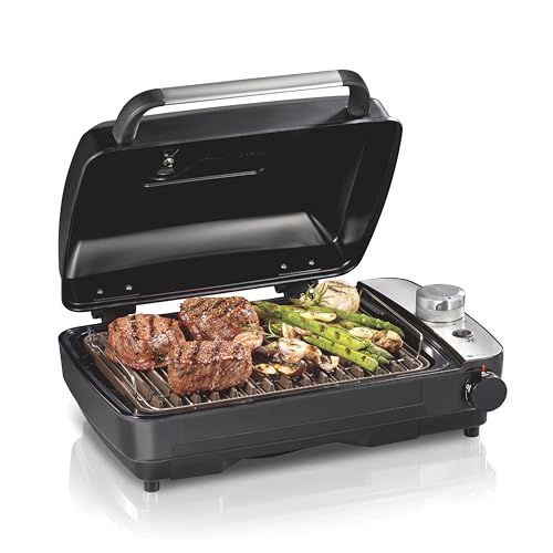 Hamilton Beach Indoor Electric Grill with Smoke Infuser