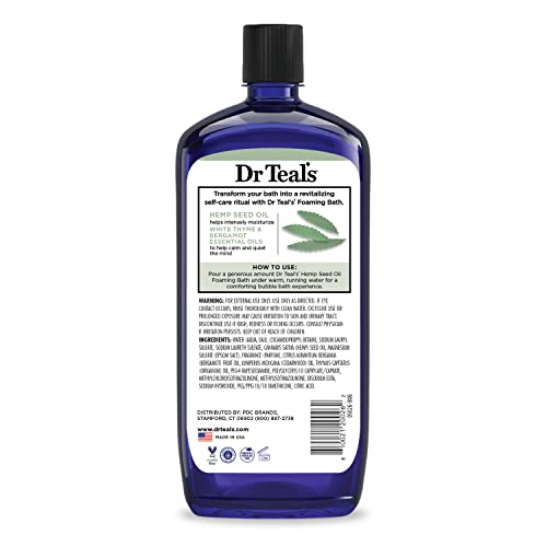 Dr Teal's Epsom Salt Foaming Bath, 34 fl oz