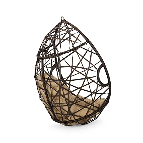Hanging Wicker Tear Drop Chair by Christopher Knight