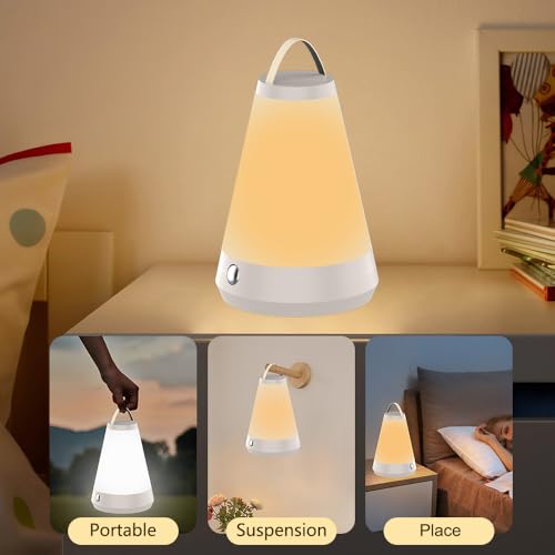 Dimmable Rechargeable Night Light for Bedside
