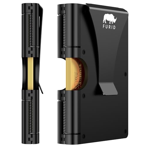 Slim Metal Card Wallet with RFID Money Clip