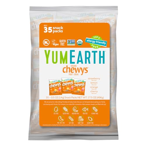 35 Pack YumEarth Organic Vegan Fruit Chews (OK)