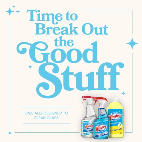 Windex Original Blue Glass Cleaner Spray Pack of 3