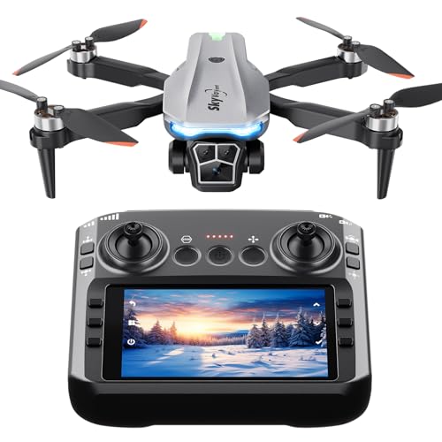 2 Battery Brushless Drone with Camera and Screen