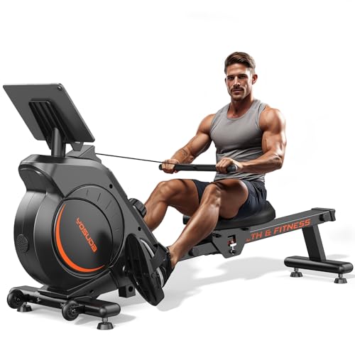 YOSUDA Magnetic Rowing Machine with LCD Monitor