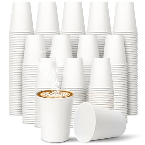 300 Pack 8 oz Disposable Paper Cups