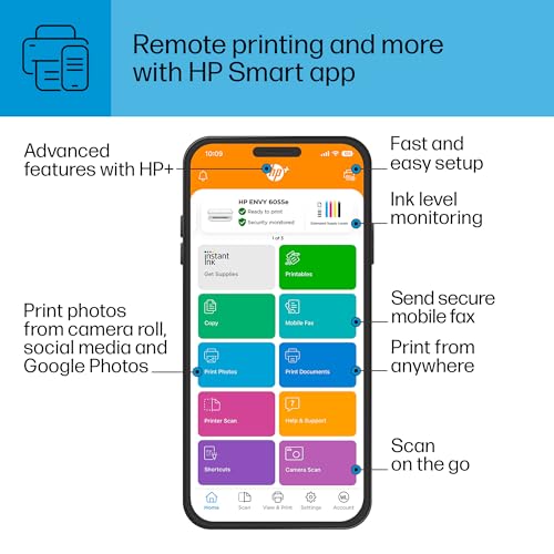 HP ENVY 6055e Wireless Color Inkjet Printer