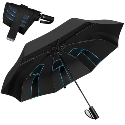 Compact Auto-Folding Travel Umbrella