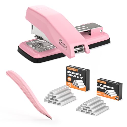 50 Sheet Heavy Duty Desktop Stapler with Staples