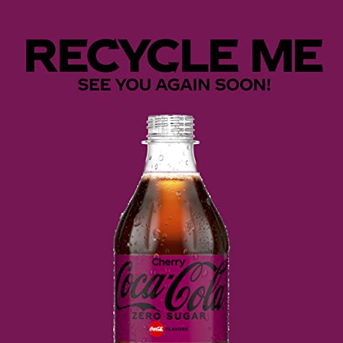 Coca-Cola Zero Sugar Cherry Diet Soda Soft Drink, 16.9 fl oz, 6 Pack