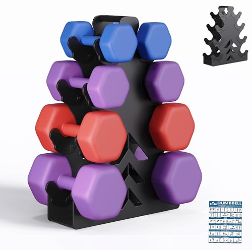 Dumbbell Rack Stand for Small Rubber Dumbbells