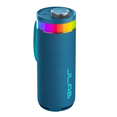 JLab Waterproof Bluetooth Speaker with RGB Lights