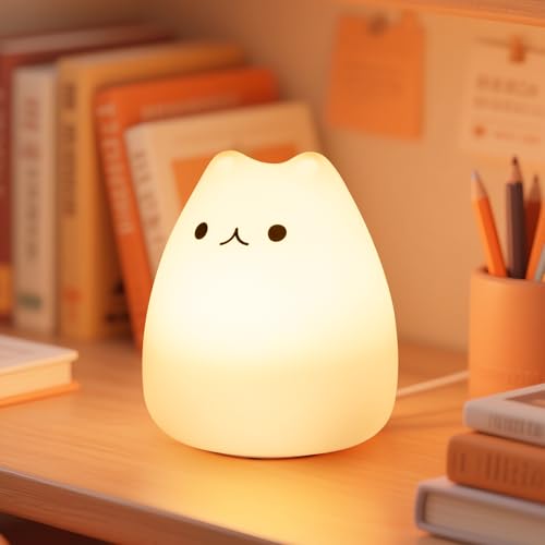 Dimmable Silicone LED Night Light for Kids Nursery