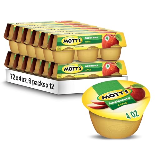72 Pack Mott's Applesauce Cups, No Artificial Flavors