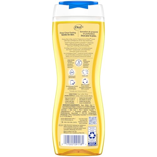 Dial Advanced Clean Body Wash 16 fl oz Pack 4