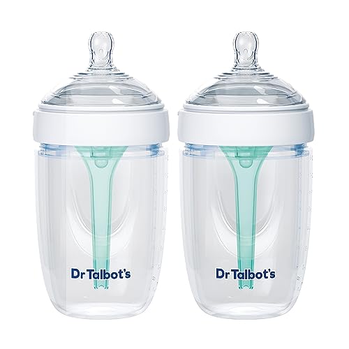 2 Pack Dr. Talbot's 8 oz Anti-Colic Baby Bottles