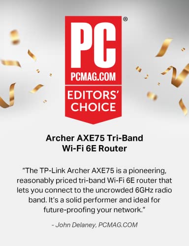 TP-Link AXE5400 Tri-Band WiFi 6E Router