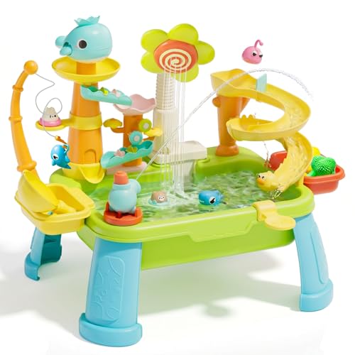 SwinKate 4-in-1 Toddler Sand and Water Table