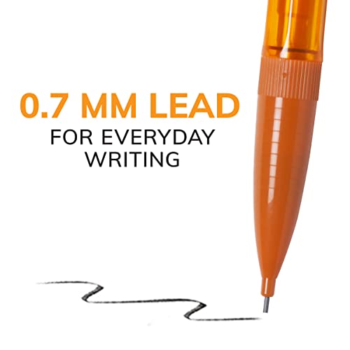 BIC Xtra-Smooth Mechanical Pencils with Erasers (MPCE40-BLK), Bright Edition Medium Point (0.7mm), 40-Count Pack, Bulk Mechanical Pencils for School, Perfect Teacher Appreciation Gifts