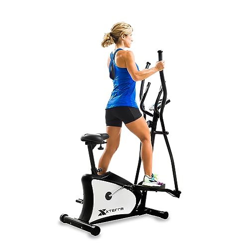 XTERRA Hybrid Elliptical Upright Bike, Multiple Resistance Levels
