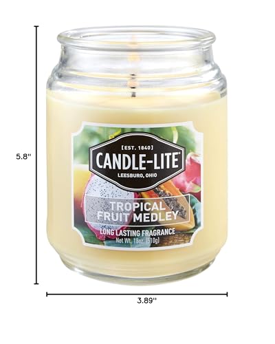 CANDLE-LITE Tropical Fruit Medley Scented Candle