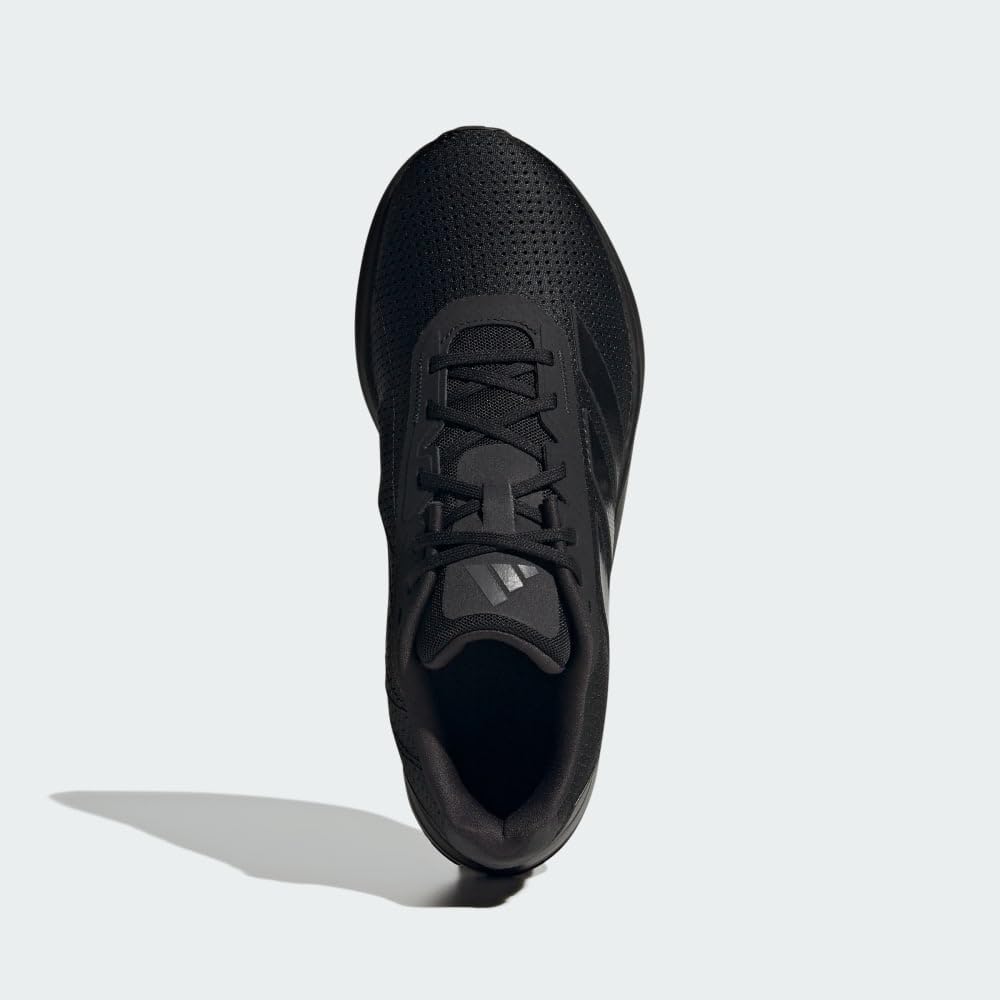 adidas Men's Duramo SL Running Sneaker, Black/Black/White, 10.5