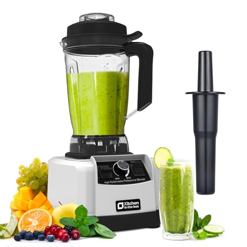 Kitchen in the box 68 Oz 1500W Countertop Blender for Smoothies, Ice, Shakes