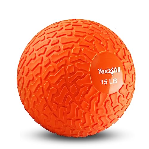 15 lb Yes4All Slam Ball for Strength Training
