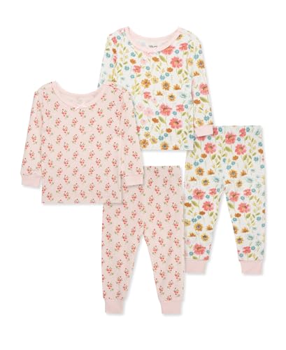 2 Pack Little Me Baby Floral Pajama Set