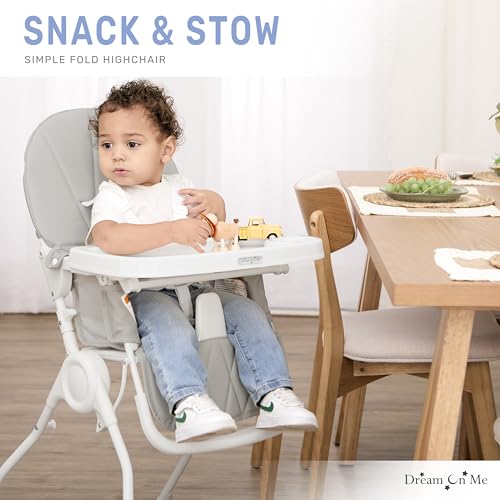 Dream On Me Portable Snack and Stow High Chair