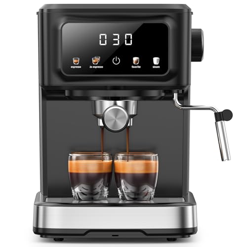 15 Bar Compact Espresso Coffee Machine with Frother